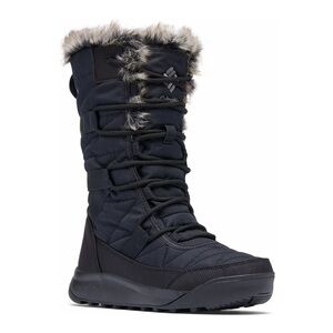 Columbia Women's Black Winter Boots with Faux Fur Trim